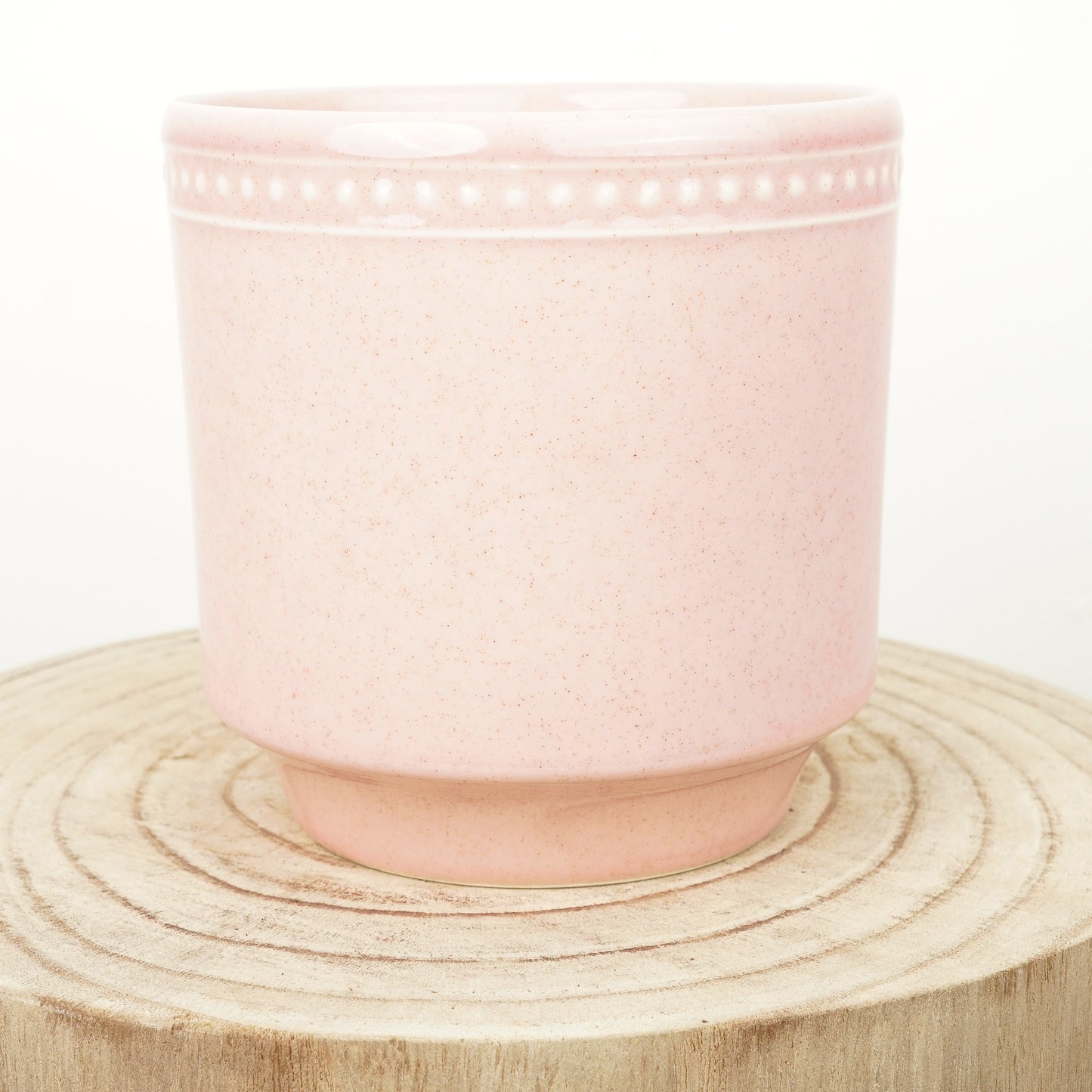 Clover Dotted Pot | Pink