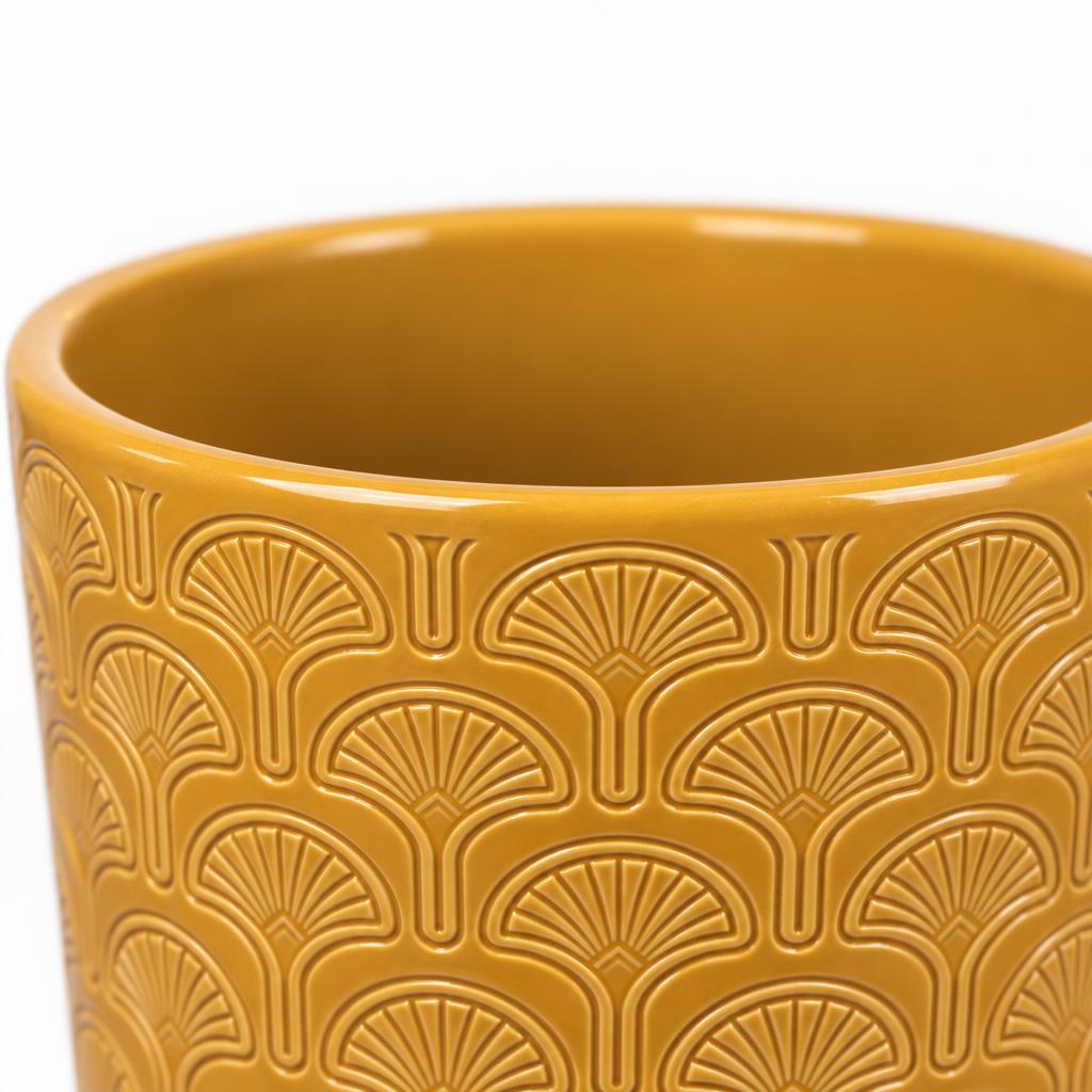 Tirza pot in the Pistache Curry colour option