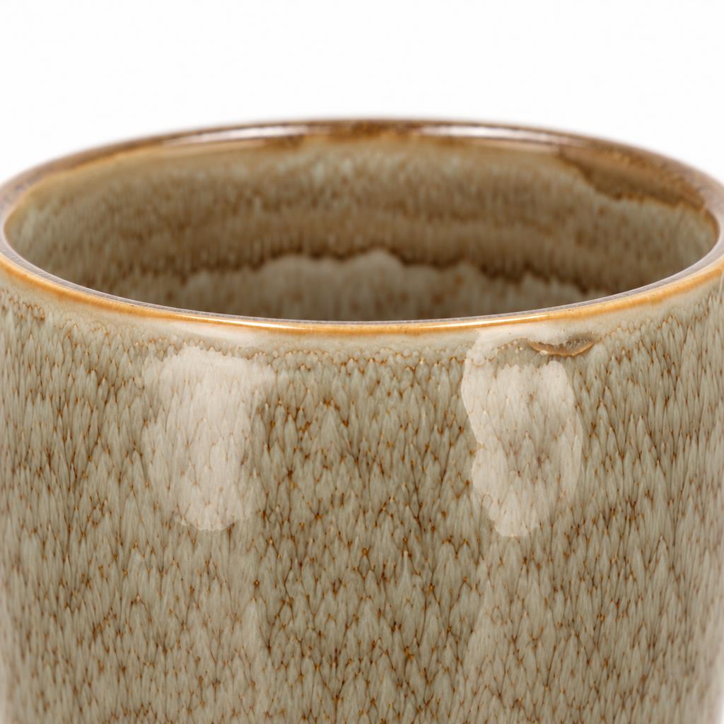 Iron Stone Pot | Sand | Decorative Orchid Plant Pot