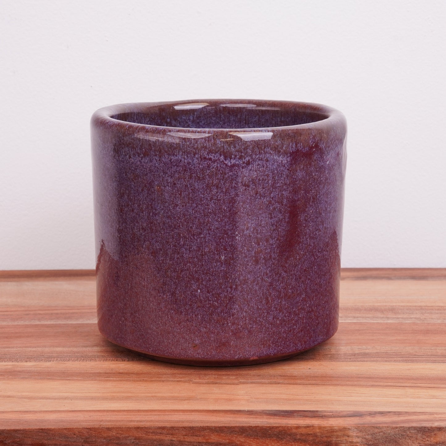 Plum Orchid Ceramic Plant Pot Delivery UK