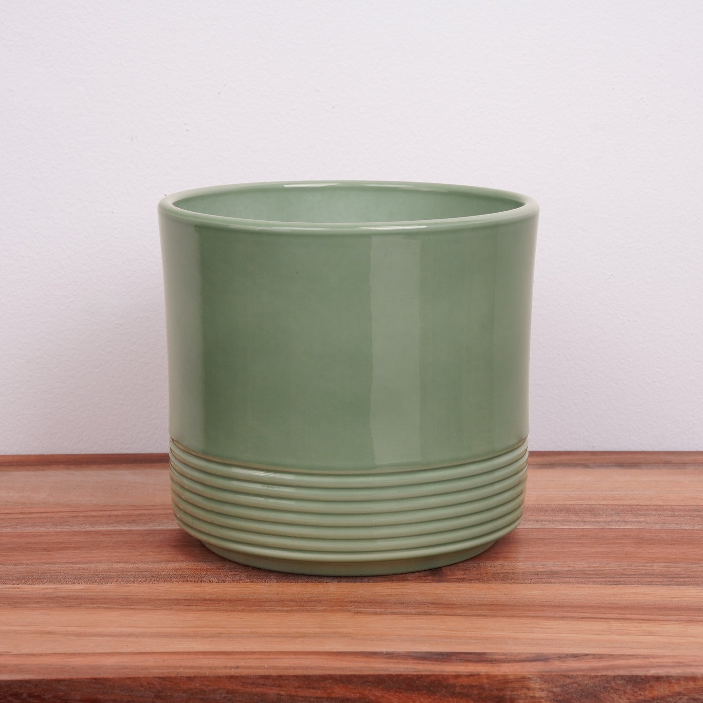 Green Gloss Ceramic Plant Pot Delivery UK