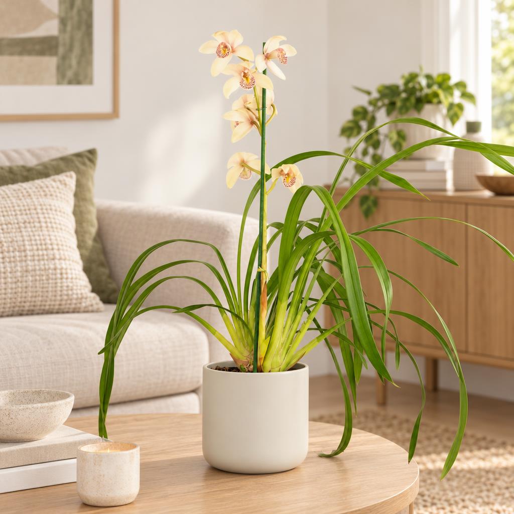 Cymbidium 'Maggie' potted houseplant