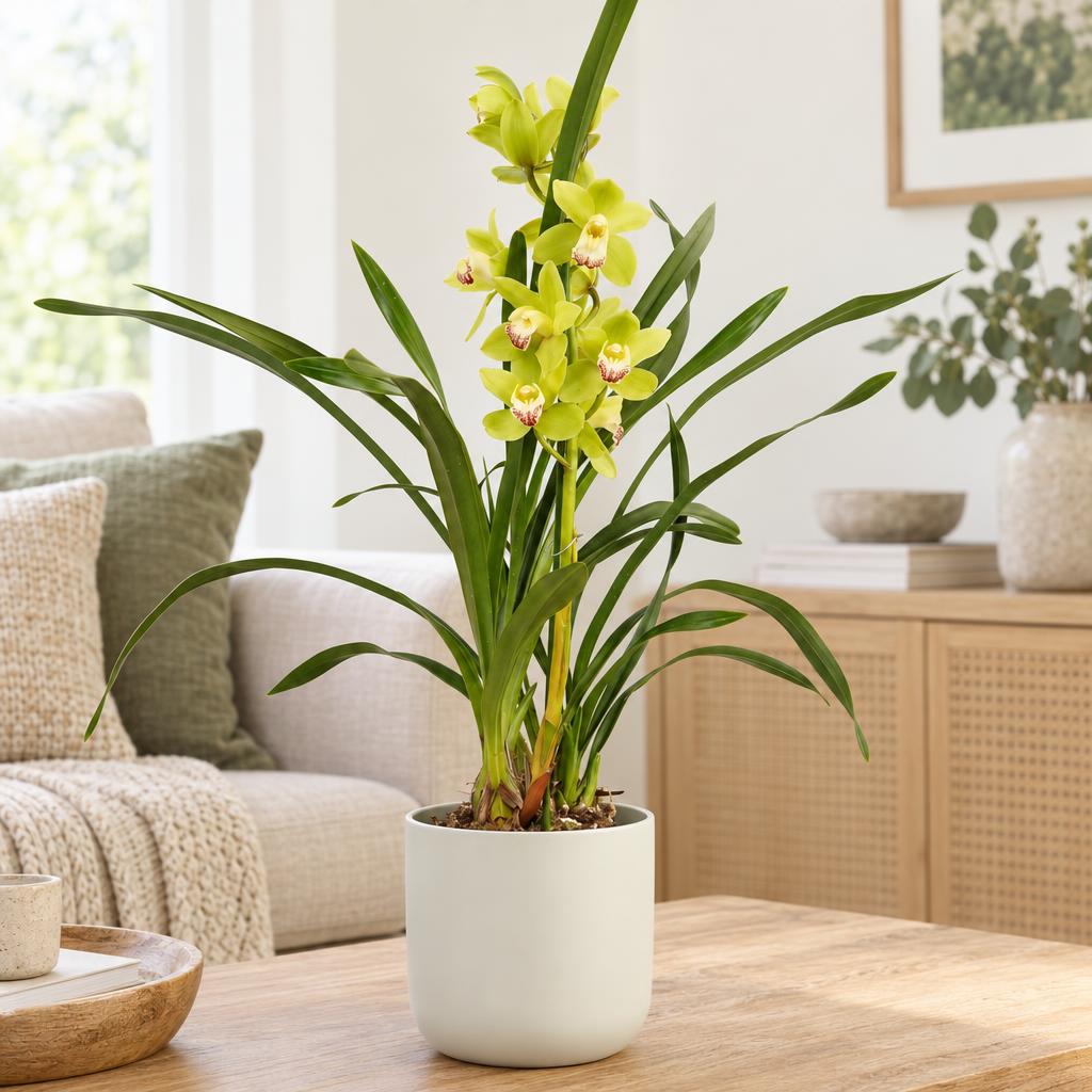 Cymbidium Orchid | Lemon Sorbet