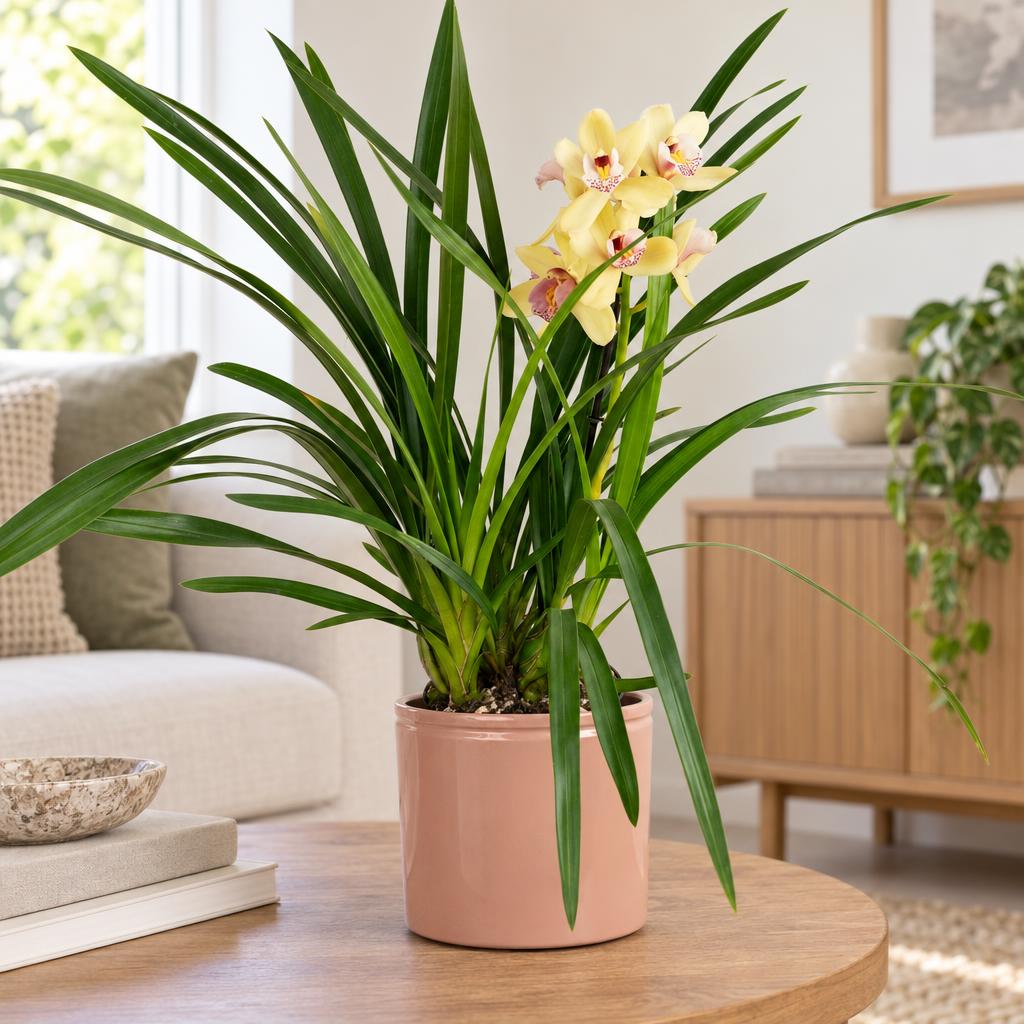 Cymbidium Orchid | Peach Melba
