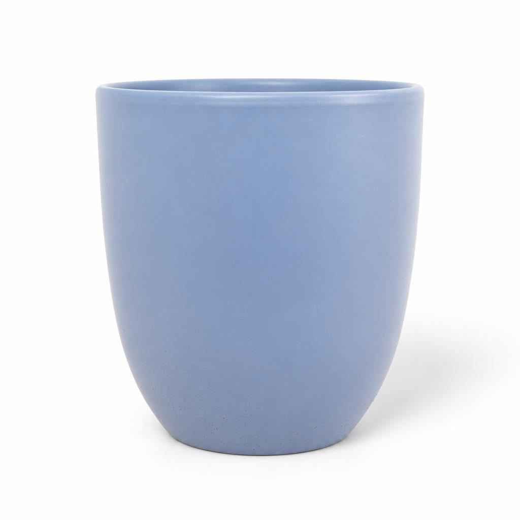 Hugo decorative plant pot in dusty blue